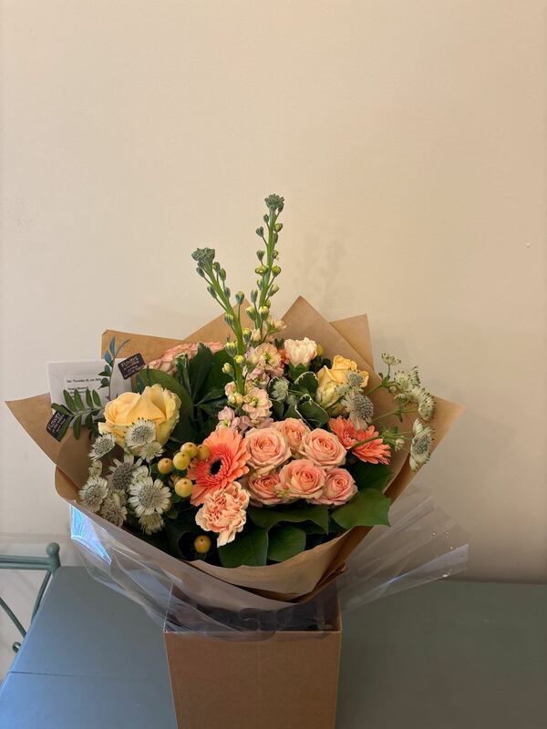 Flowers delivered to customer