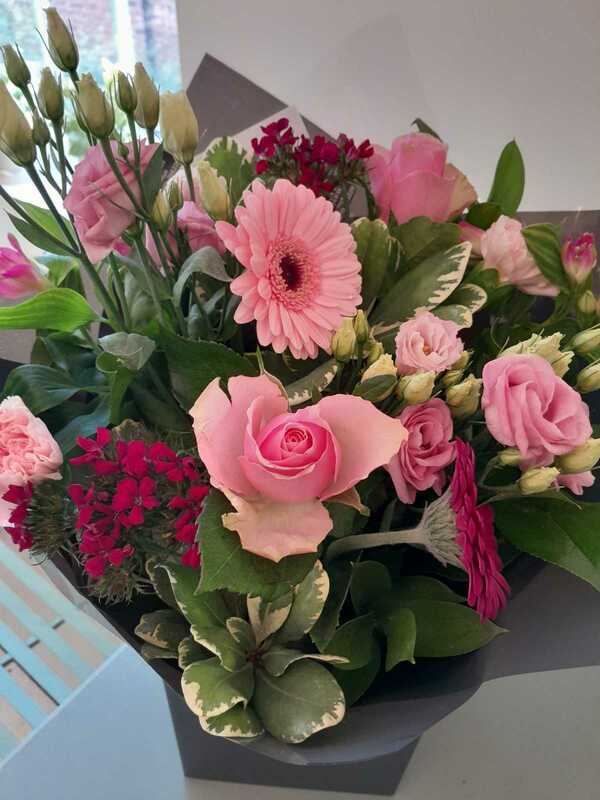 Flowers delivered to customer