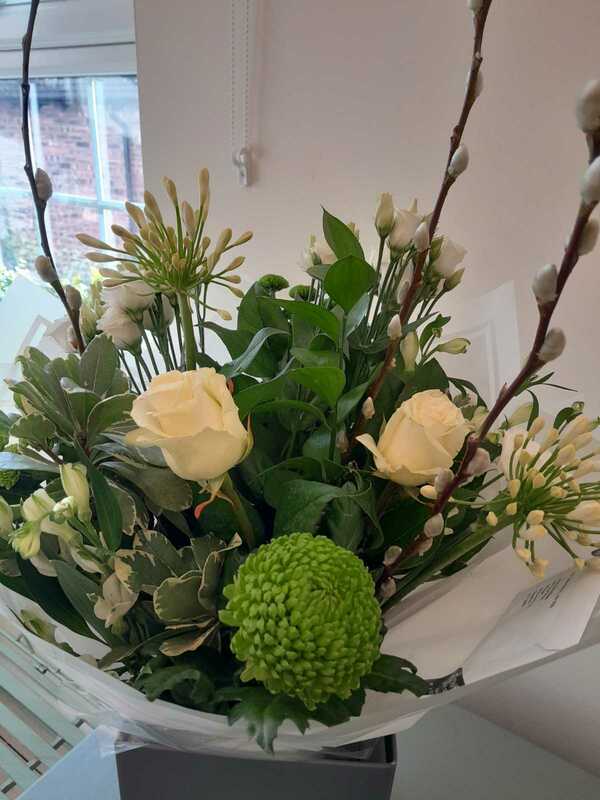 Flowers delivered to customer