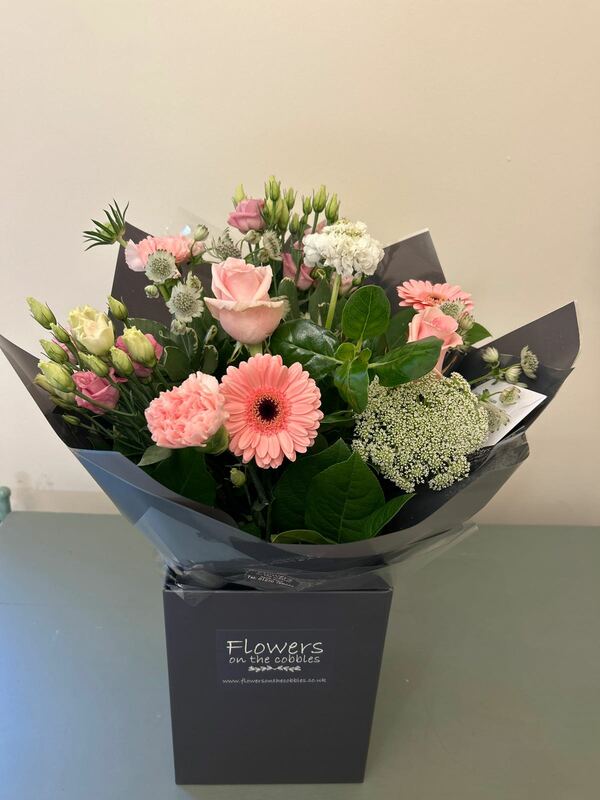 Flowers delivered to customer