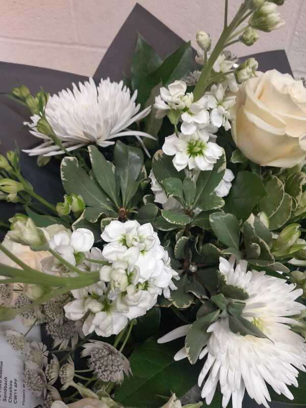 Flowers delivered to customer
