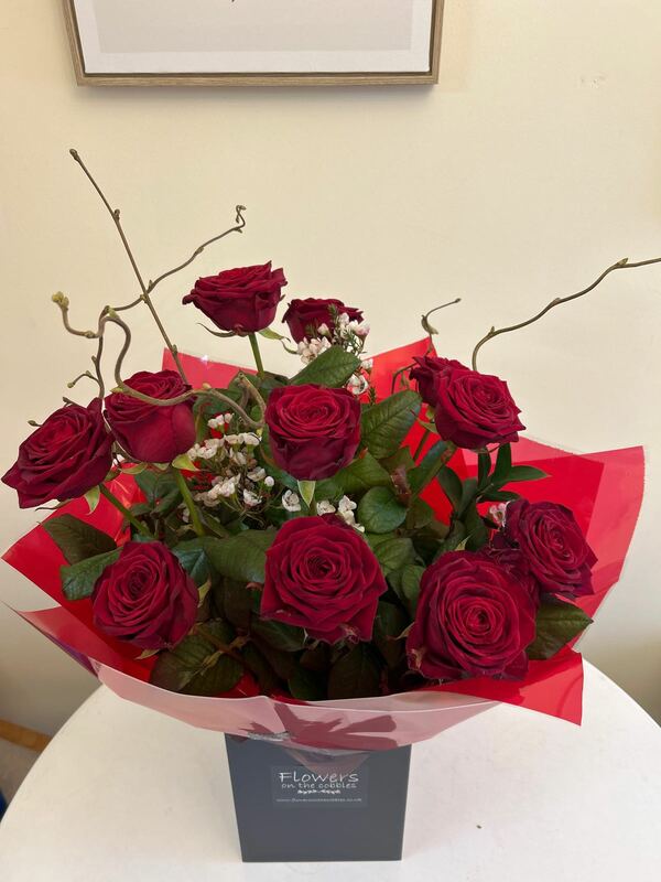 Flowers delivered to customer