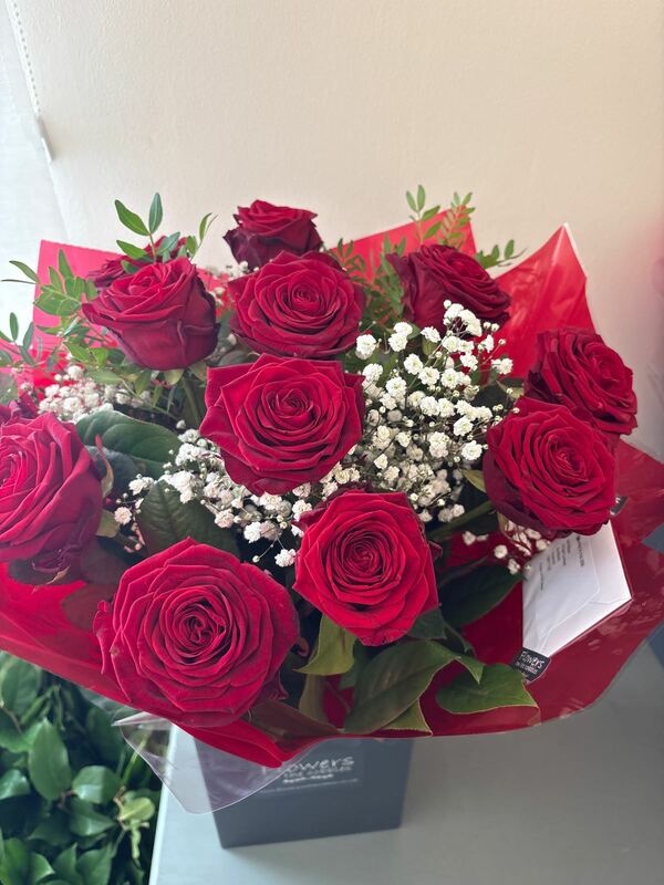Flowers delivered to customer