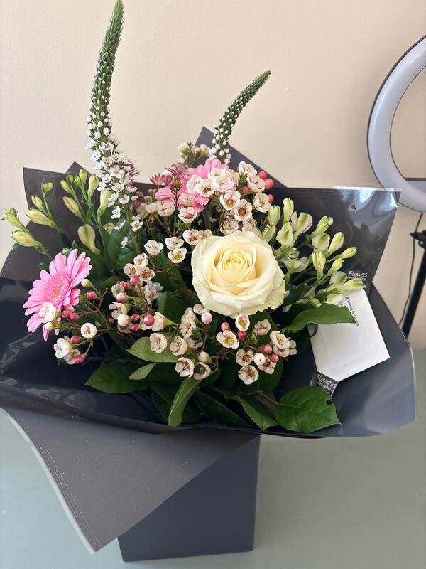 Flowers delivered to customer