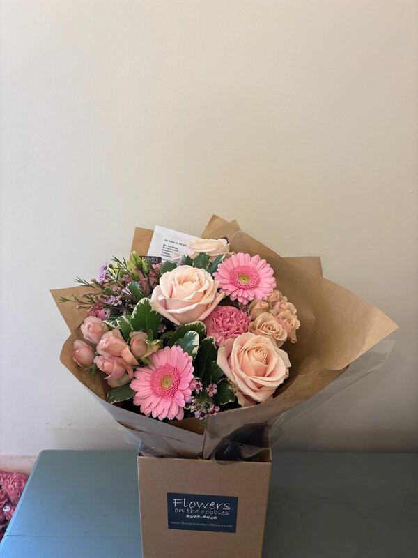 Flowers delivered to customer