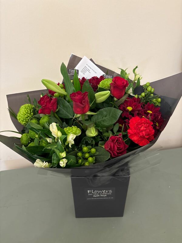 Flowers delivered to customer
