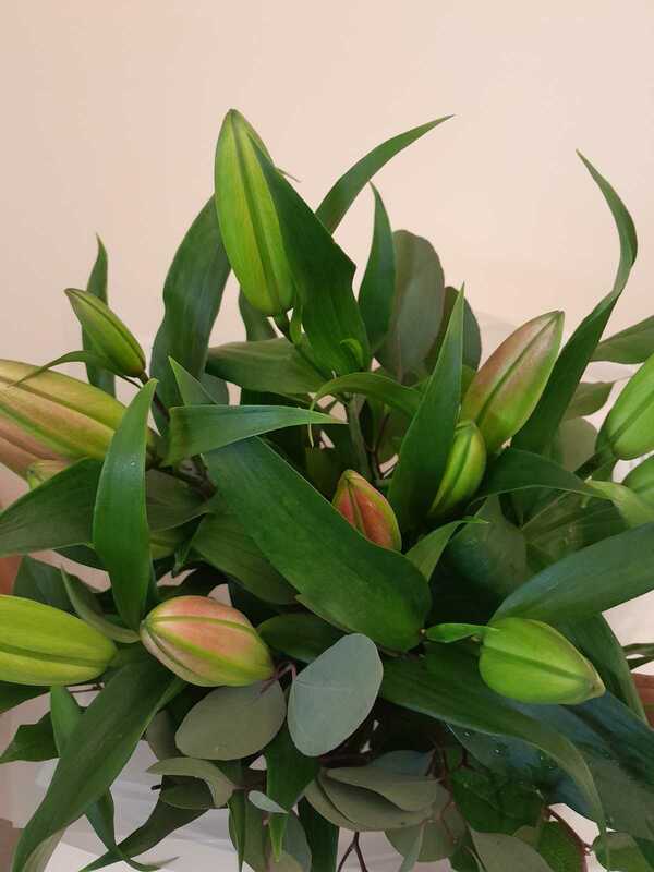 Flowers delivered to customer