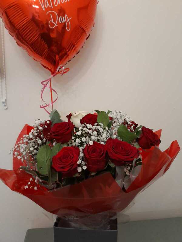 Flowers delivered to customer