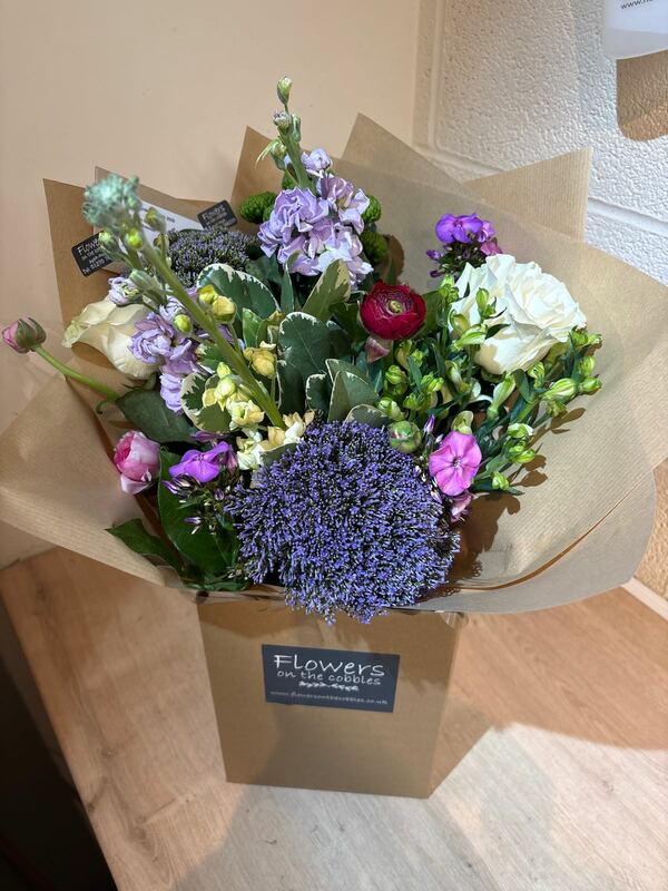 Flowers delivered to customer