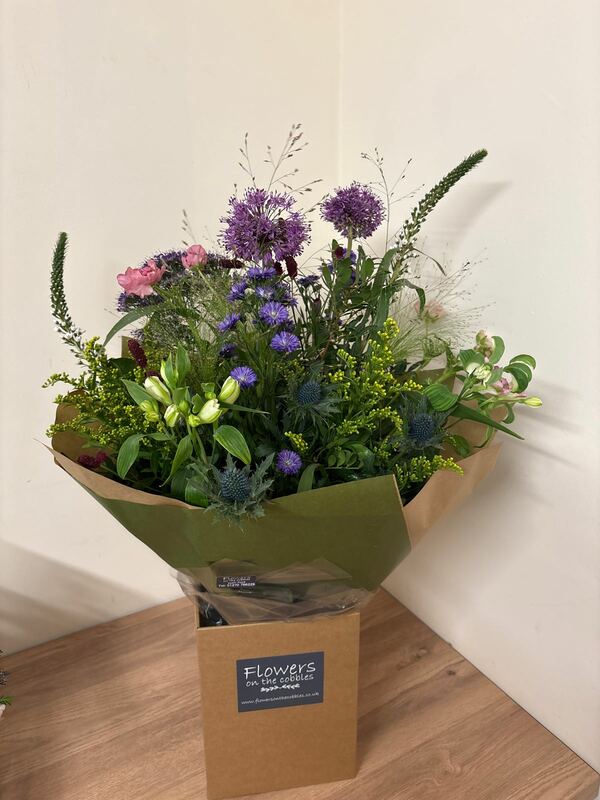 Flowers delivered to customer