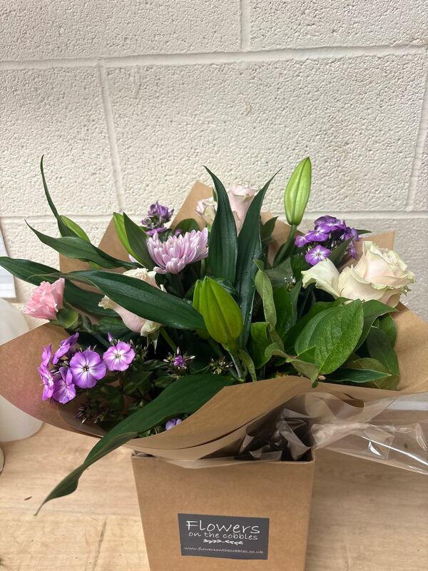Flowers delivered to customer