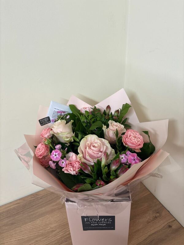 Flowers delivered to customer