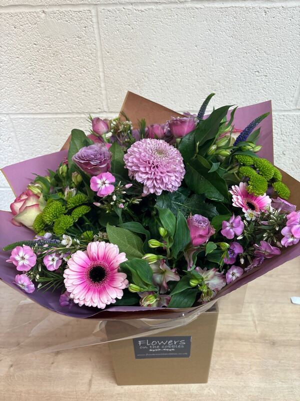 Flowers delivered to customer