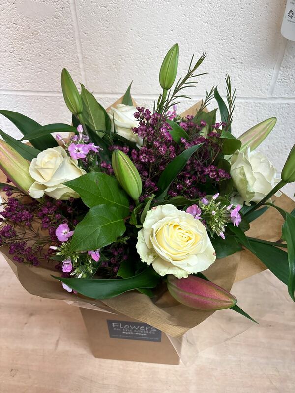 Flowers delivered to customer