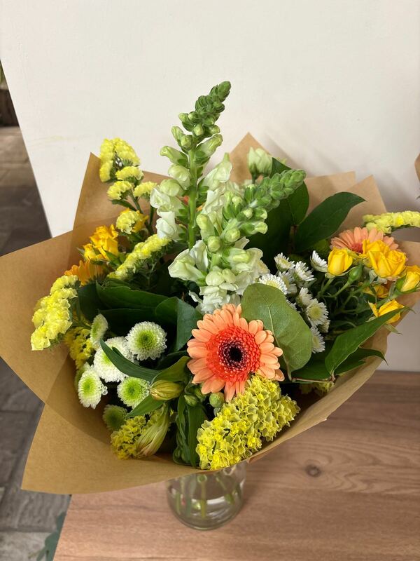 Flowers delivered to customer