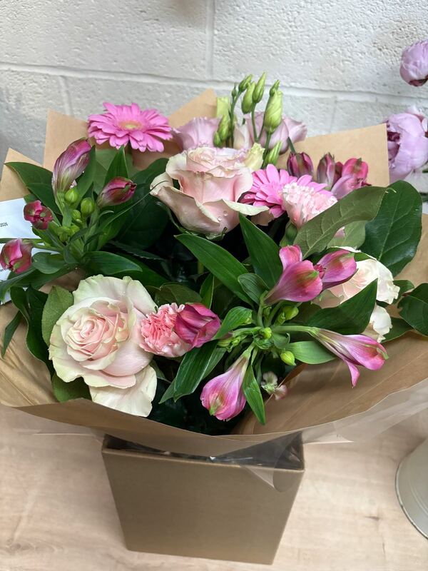 Flowers delivered to customer