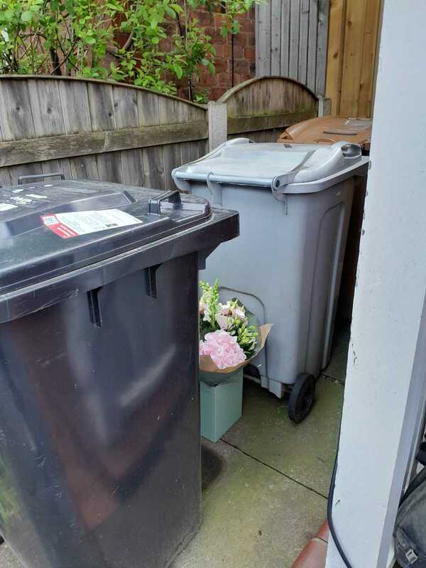 Flowers delivered to customer