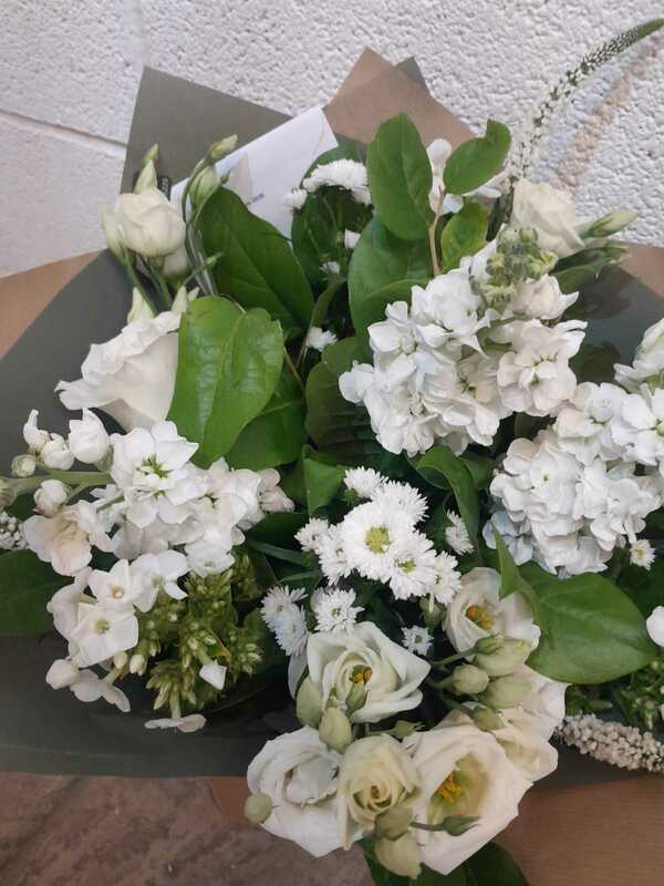 Flowers delivered to customer