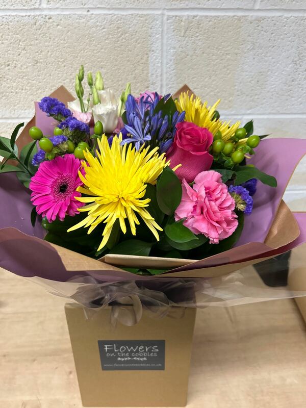 Flowers delivered to customer