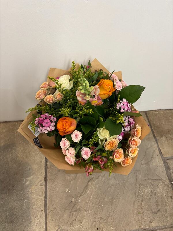 Flowers delivered to customer