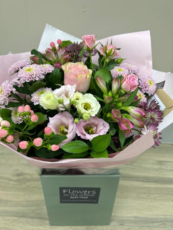 Flowers delivered to customer
