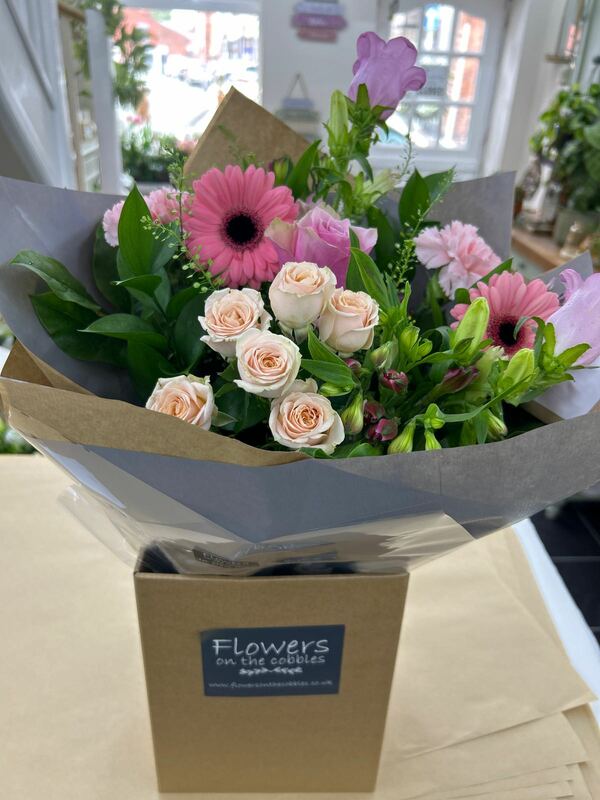 Flowers delivered to customer