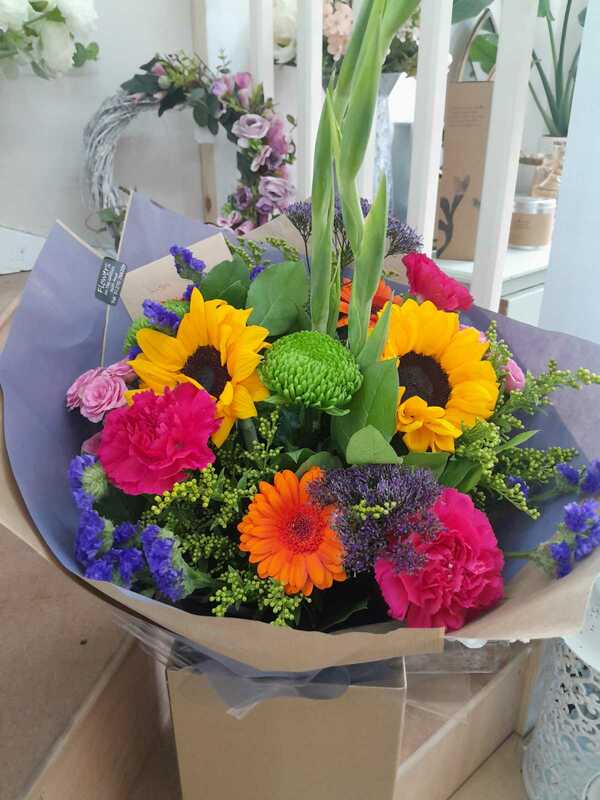 Flowers delivered to customer