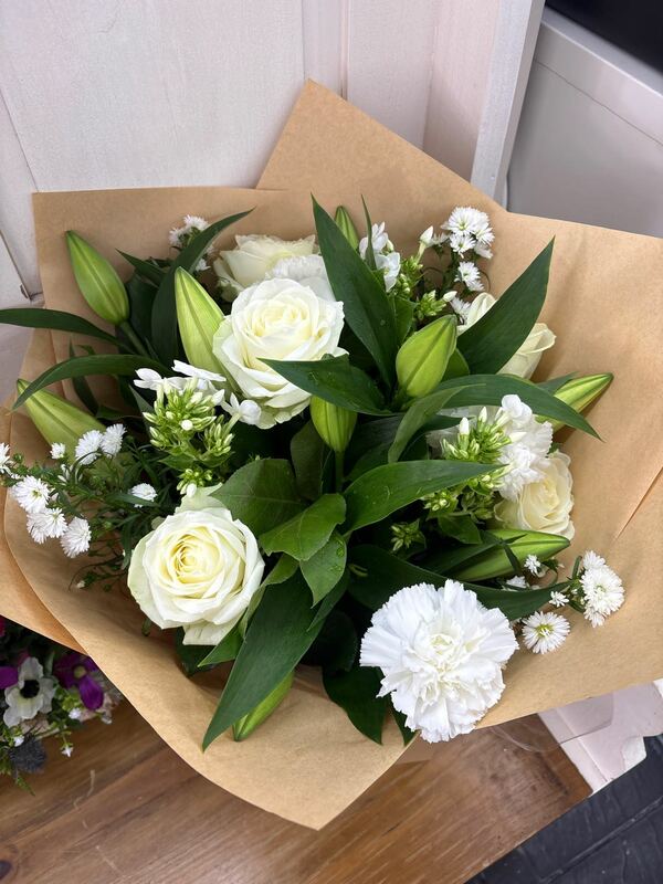 Flowers delivered to customer
