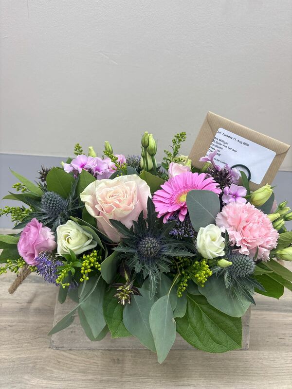 Flowers delivered to customer