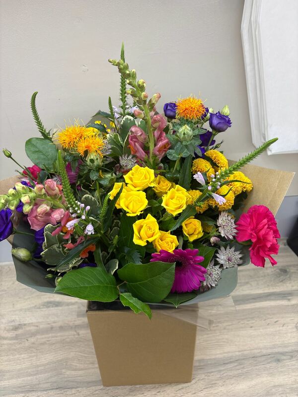 Flowers delivered to customer
