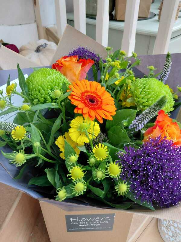 Flowers delivered to customer