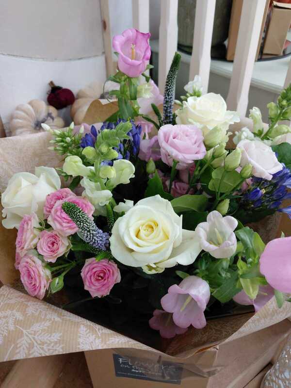 Flowers delivered to customer