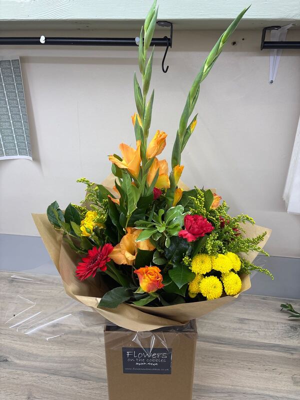Flowers delivered to customer