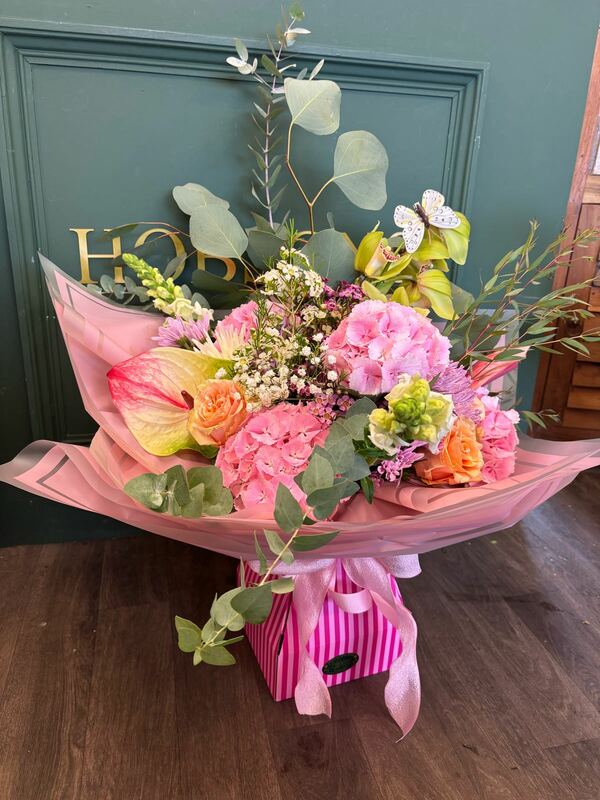 Flowers delivered to customer