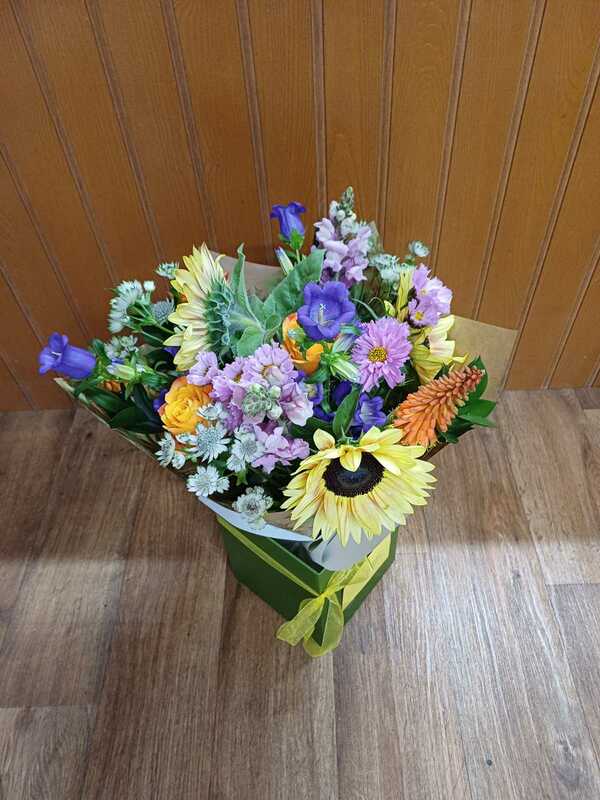 Flowers delivered to customer