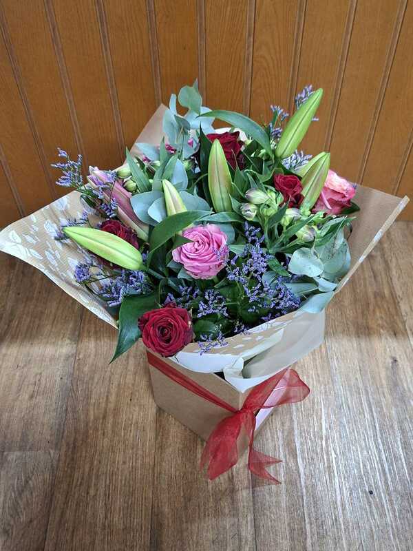 Flowers delivered to customer
