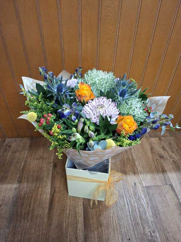 Flowers delivered to customer