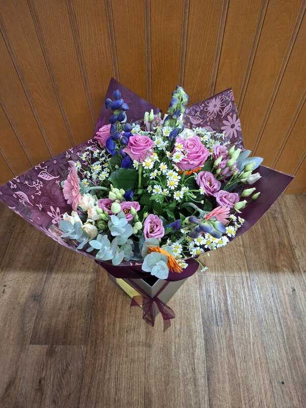 Flowers delivered to customer