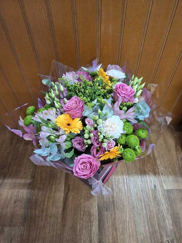 Flowers delivered to customer