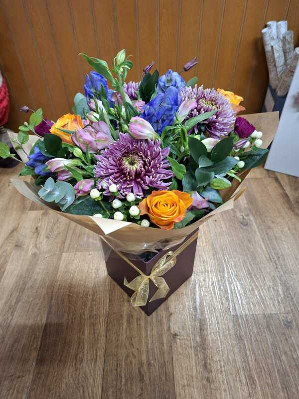 Flowers delivered to customer