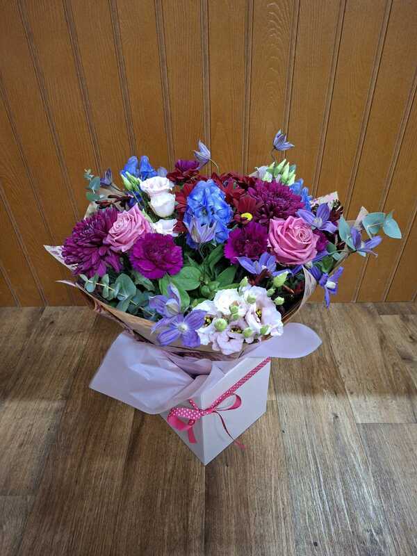 Flowers delivered to customer