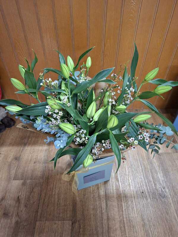 Flowers delivered to customer