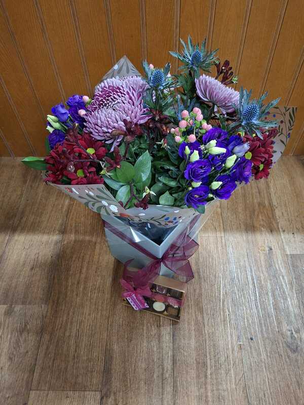 Flowers delivered to customer