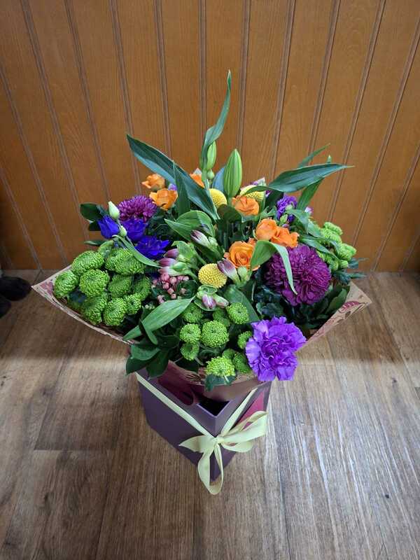 Flowers delivered to customer