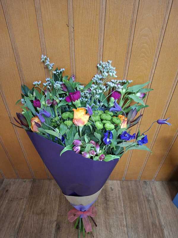 Flowers delivered to customer