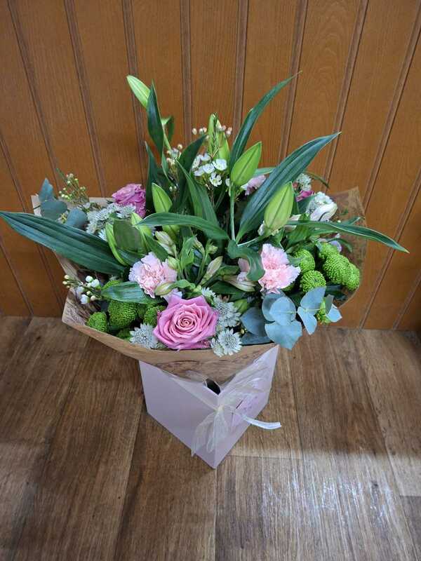 Flowers delivered to customer