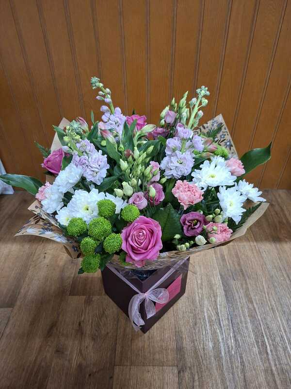 Flowers delivered to customer
