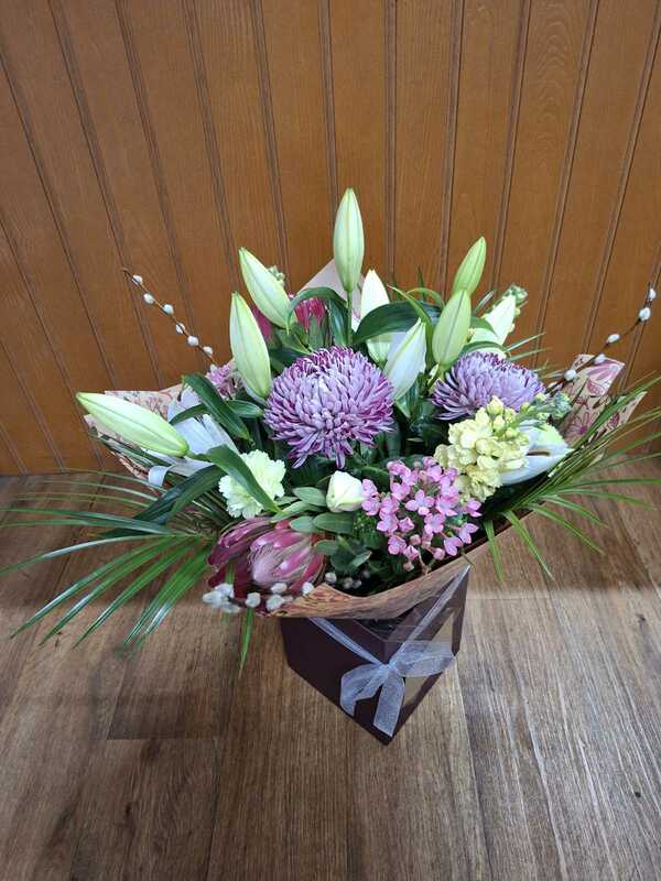 Flowers delivered to customer
