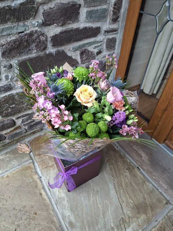Flowers delivered to customer