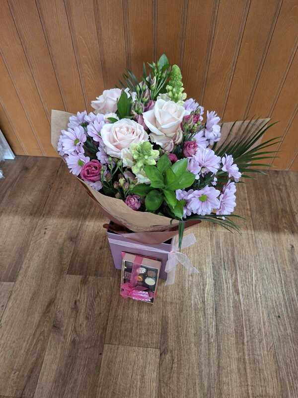 Flowers delivered to customer